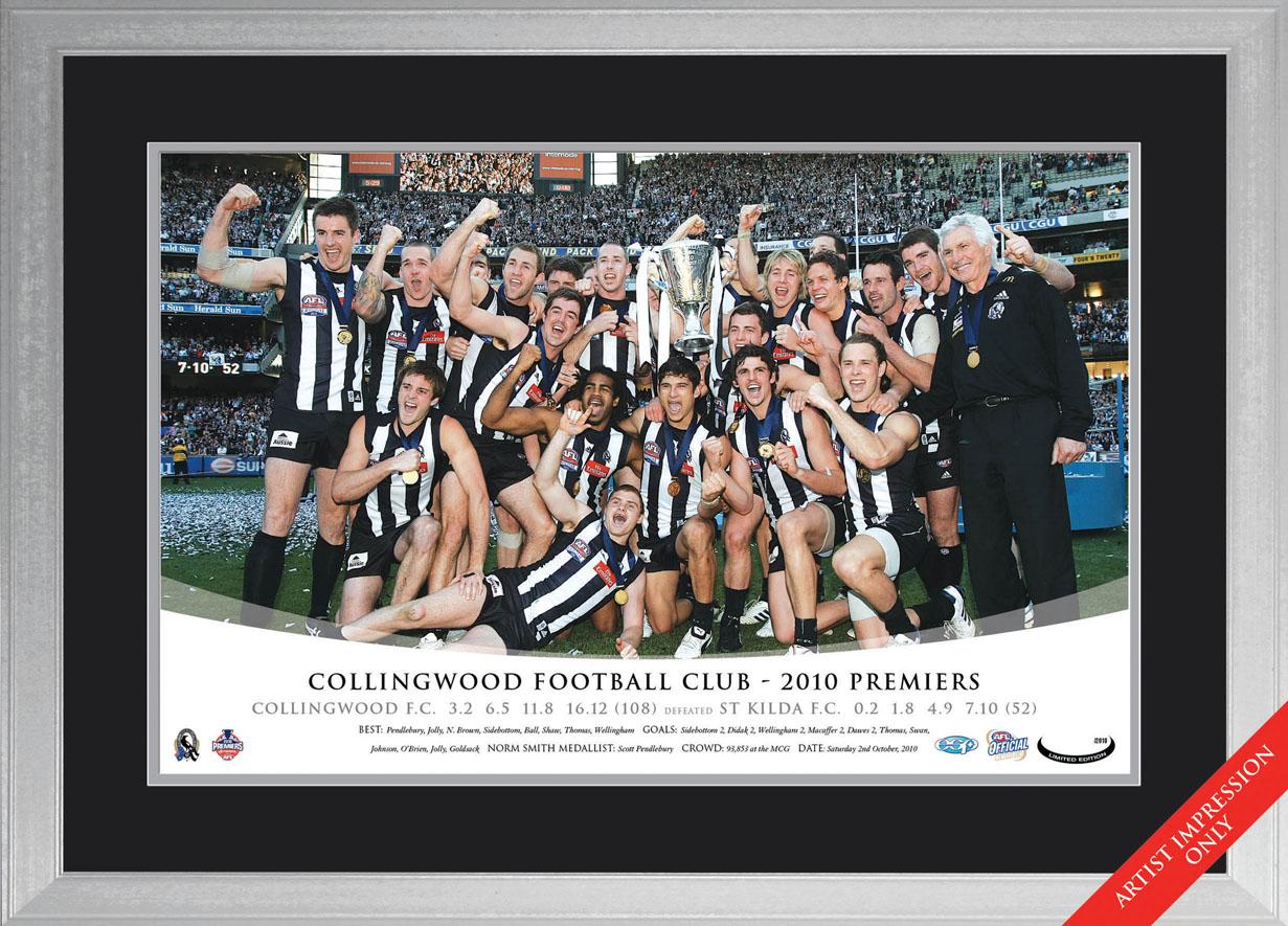 Collingwood 2010 AFL Premiers team photo Pro Sports Memorabilia