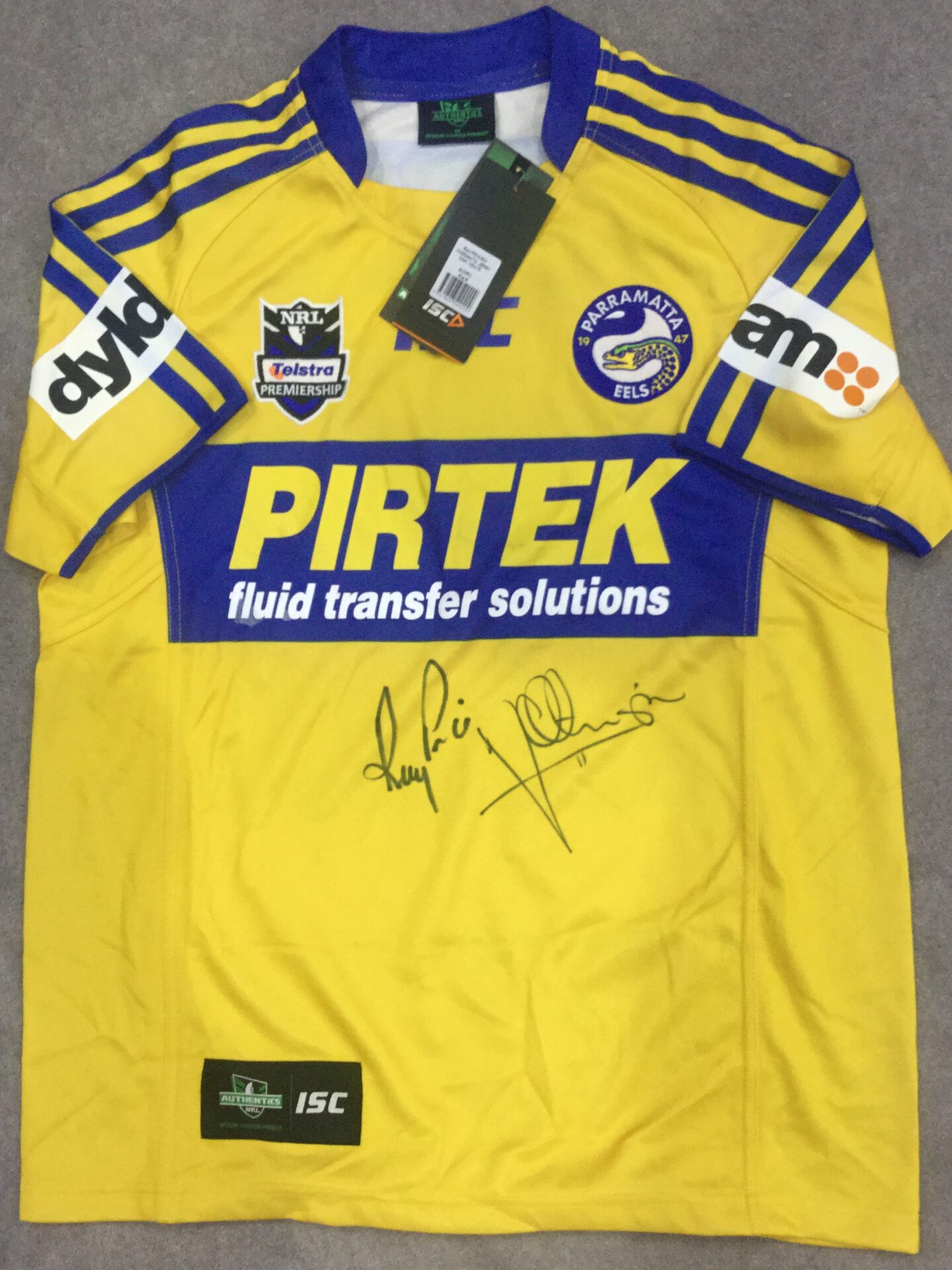 Parramatta Eels Premiership history signed Peter Sterlingspecial offer