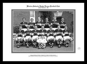 Western Suburbs Rugby League 1958 Team photo