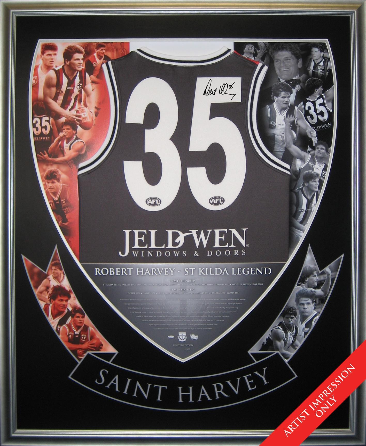 NEW! limited edition with COA Wests Tigers Legends memorabilia frame 