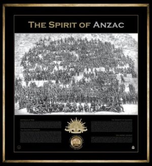 THE SPIRIT OF ANZAC - CONTAINS SAND FROM THE BEACHES OF GALLIPOLI