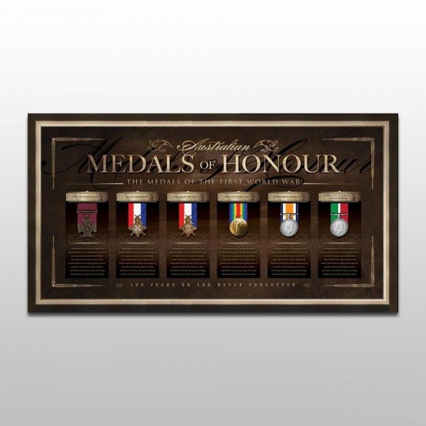 Medals of Honour framed lithograph