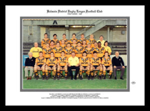 Balmain Tigers Rugby League 1988 team photo