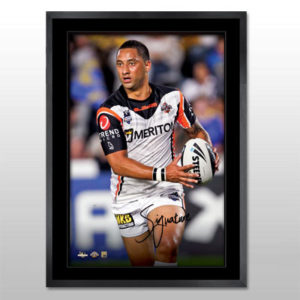Benji Marshall signed and framed lithograph