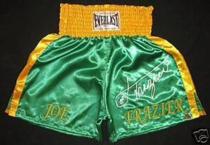 Jo Frazier signed Boxing Trunks