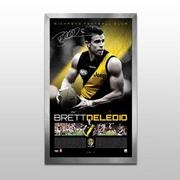 Brett Deledio Milestone Signed Vertiramic