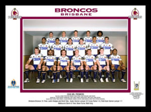 Brisbane Broncos 2006 NRL Premiership Team photo