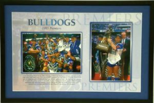 Canterbury Bankstown Bulldogs 1995 Premiership framed print