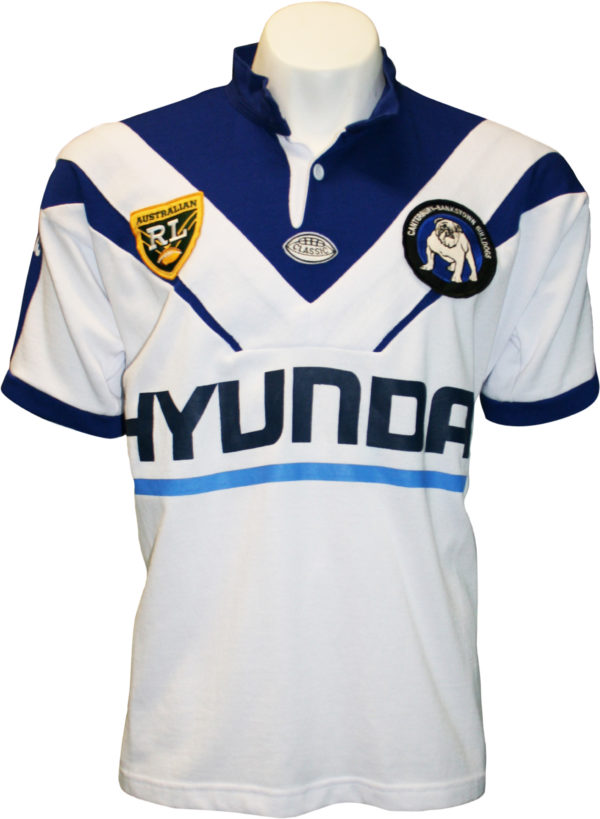 Canterbury Bulldogs 1995 retro jersey - size medium