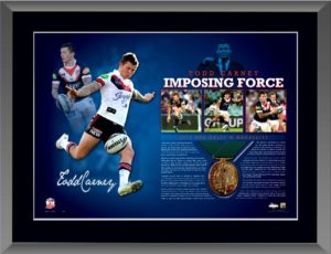Todd Carney - Imposing Force Dally M Medal piece