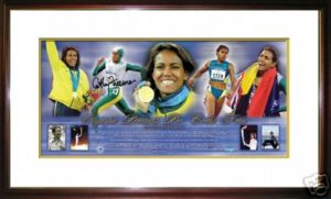 Cathy Freeman Signed 2000 Olymipics print