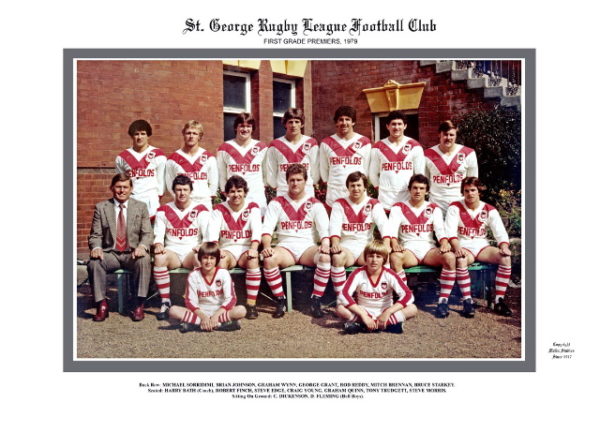 St George Dragons 1979 team photo