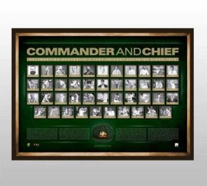 Commander & Chief framed sportsprint