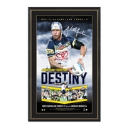 Cowboys Thurston Premiership[ signed vertiramic