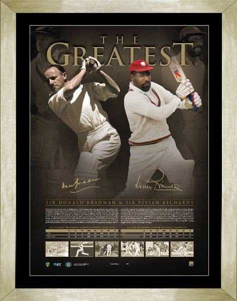 Don Bradman and Viv Richards - The Greatest 1 Don Bradman and Viv Richards - The Greatest