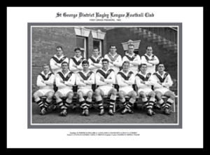 St George Dragons 1963 Premiership team photo