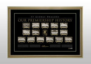 Dragons Premiership History signed by Langlands- With a free 1979 Dragons Premiership team photo