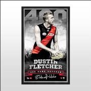 Dustin Fletcher - The 400 Club Signed Vertiramic