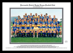 Parramatta Eels 1989 Team photo framed