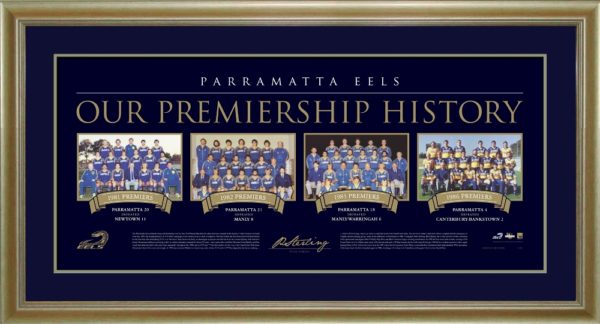 Parramatta Eels Premiership history signed Peter Sterling