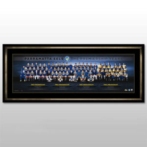 NRL Premiership Montage print framed