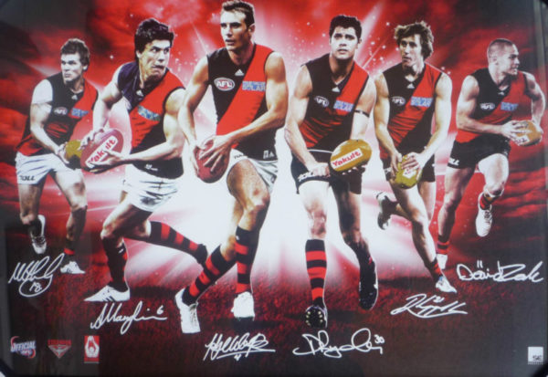 2012 ESSENDON FOOTBALL CLUB framed lithpgraph