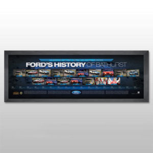 Ford - History of Bathurst framed lithograph