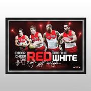 Sydney Swans 2014 4 Player Facsimile Signed Sport Print