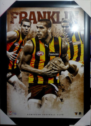 Lance Franklin framed lithograph