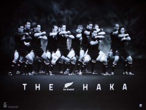 The Haka - Official All Blacks print unframed - licensed by the NZRU