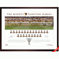 Hawks 2013 Captain Coach signed lithograph