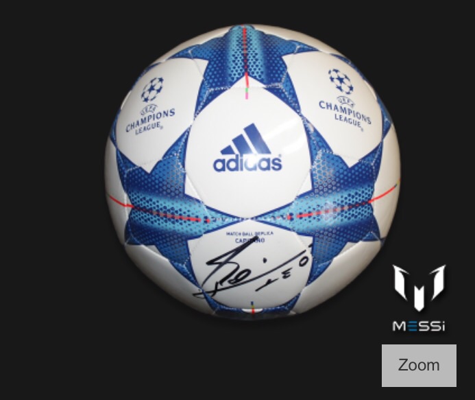 Messi personally UEFA 2015/16 Champions League Ball - Pro ...