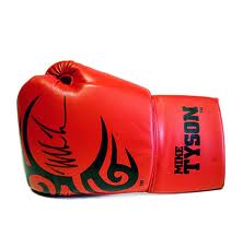 Iron Mike Tyson personally signed boxing glove