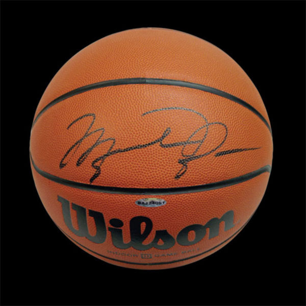 Michael Jordan signed limited edition Basketball