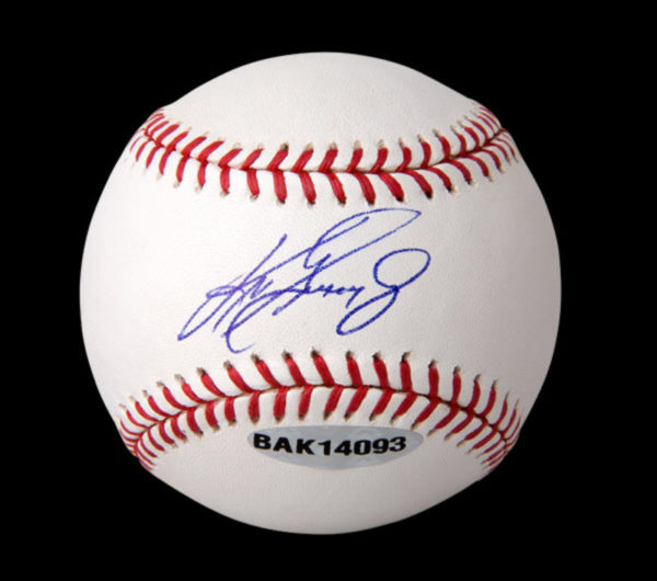 Ken Griffey Jnr signed limited edition baseball Pro Sports Memorabilia