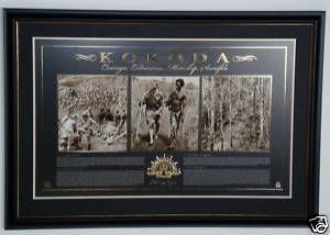 New Kokoda Trail Limited Edition Memorabilia Framed 