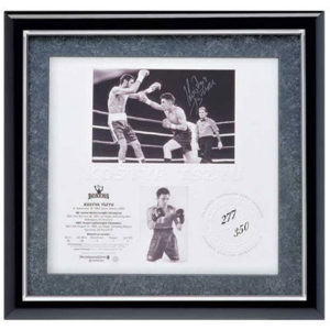 Kostya Tszyu personally signed and framed lithograph