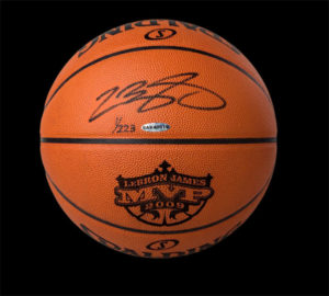 Lebron signed limited edition basketball
