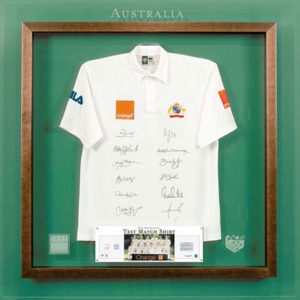 Australia 2002/03 signed L/E Test Shirt