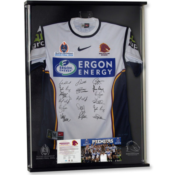 OUT OF STOCKBrisbane Broncos 2006 signed Premiership jersey