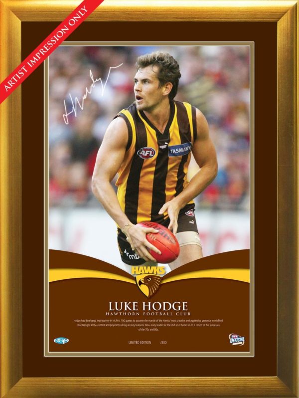 Luke Hodge signed piece