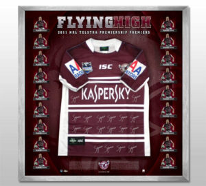 OUT OF STOCK Manly Warringah Sea Eagles 2011 NRL Premiership team jersey
