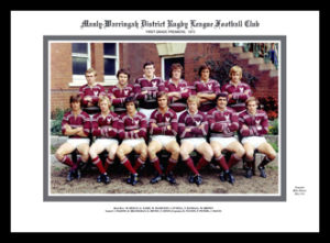 Manly Warringah Sea Eagles 1973 team photo framed