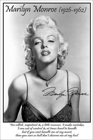 Marilyn Monroe classic framed lithograph -