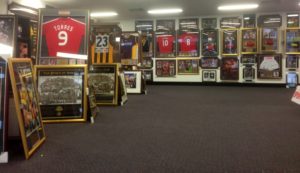 Roosters 2013 Premiers trophy with box