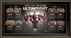 OUT OF STOCK"Ultim-Eight Winning Streak Maroon" Lithograph