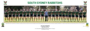 Rabbitohs 2014 Premiers team panoramic