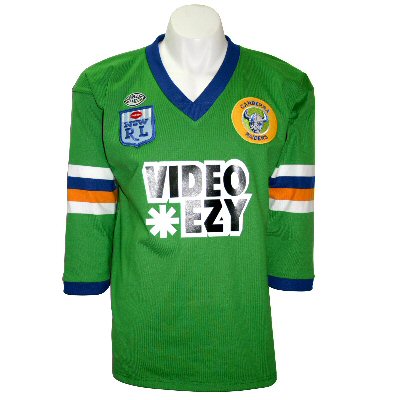 Canberra Raiders retro NRL jersey size 