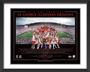 St George Illawarra Dragons 2010 Premiership Print