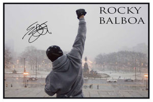 Rocky Balboa - Sylvester Stallone framed lithograph